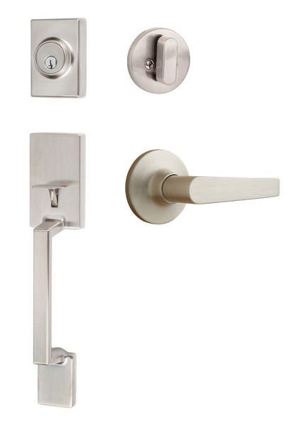 Sure-Loc SH507-R-CD Stockholm Handleset with Cedar Handleset Trim
