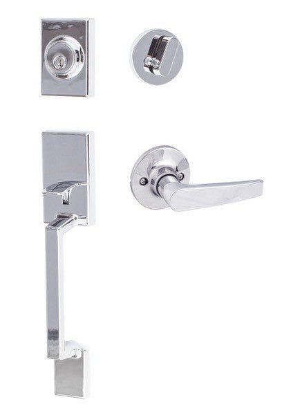 Sure-Loc SH507-R-CD Stockholm Handleset with Cedar Handleset Trim