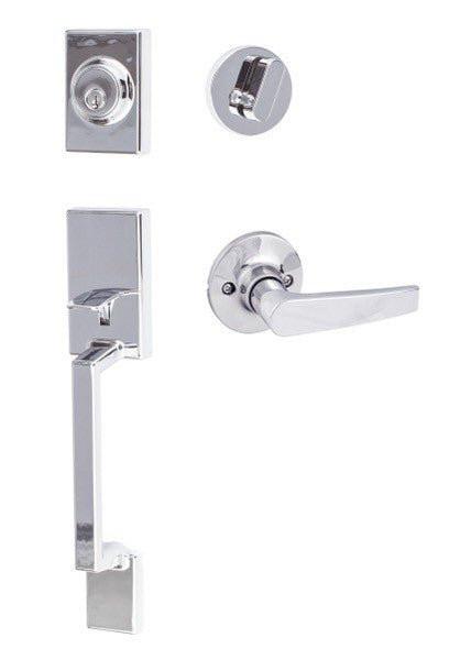 Sure-Loc SH507-R-CD Stockholm Handleset with Cedar Handleset Trim.