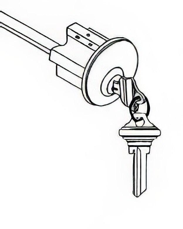 Better Home Products SKCCYLDBLT SC1 Low Profile Deadbolt Cylinder Assembly with 2 Keys