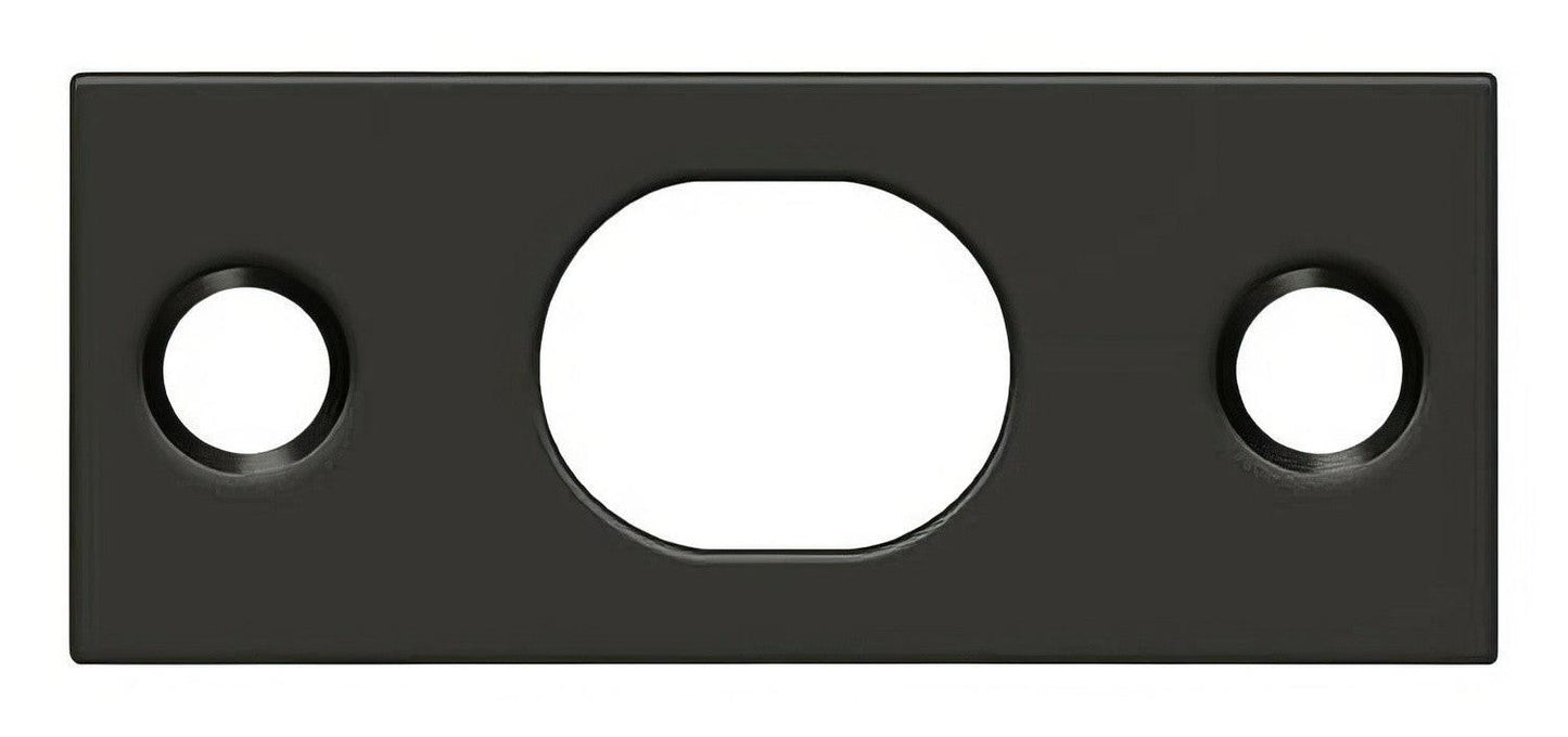 Deltana SP12EFB 2-1/4" x 1" Strike Plate for 12" Extension Flush Bolt