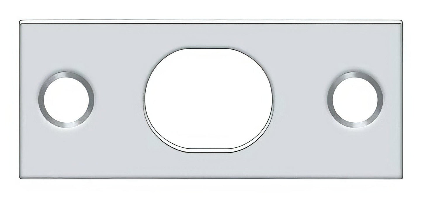 Deltana SP12EFB 2-1/4" x 1" Strike Plate for 12" Extension Flush Bolt