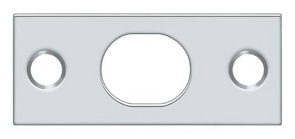 Deltana SP12EFB 2-1/4" x 1" Strike Plate for 12" Extension Flush Bolt