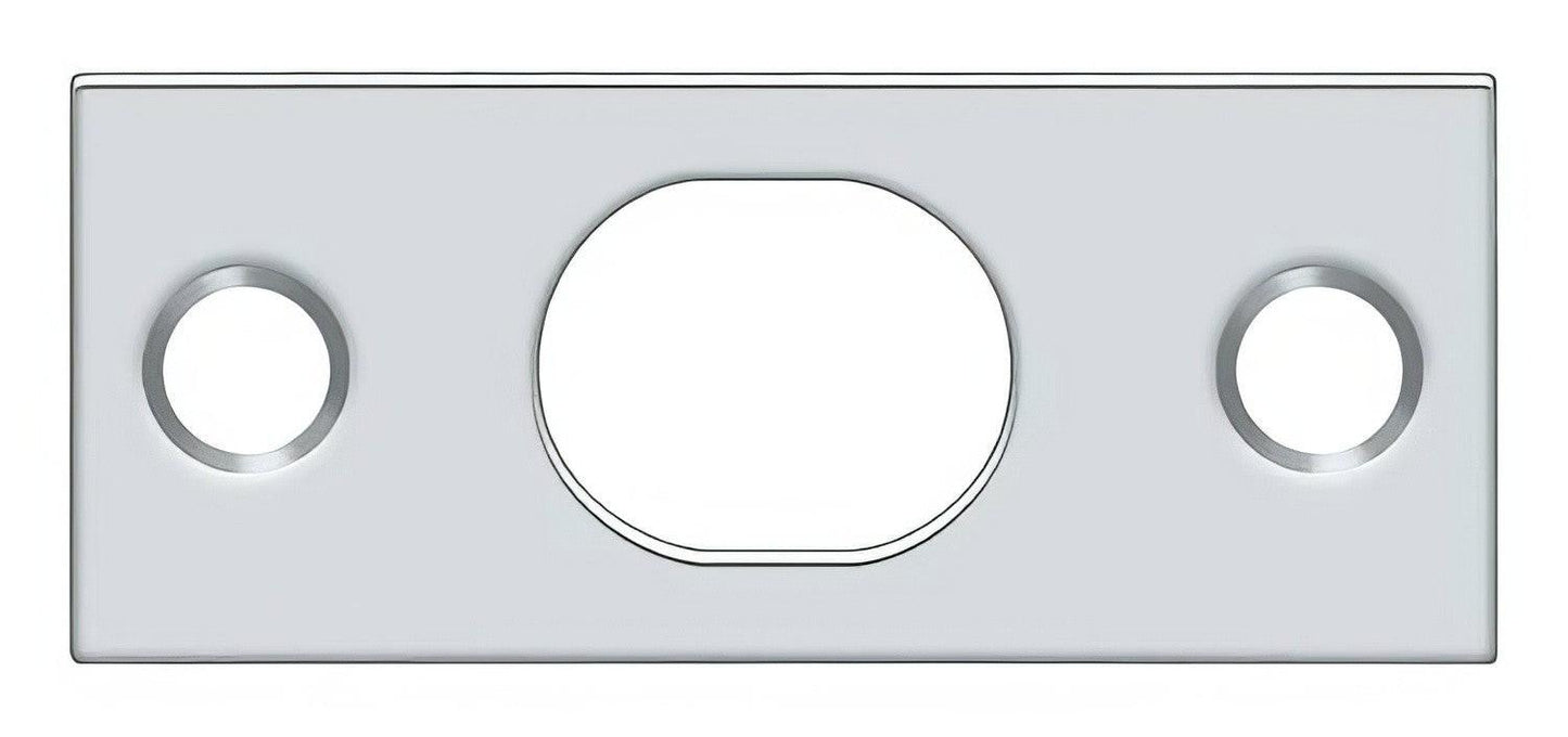 Deltana SP12EFB 2-1/4" x 1" Strike Plate for 12" Extension Flush Bolt