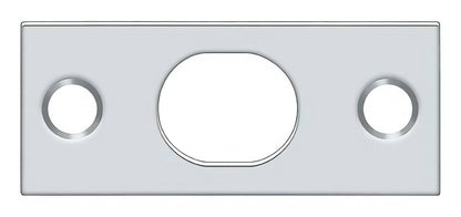 Deltana SP12EFB 2-1/4" x 1" Strike Plate for 12" Extension Flush Bolt