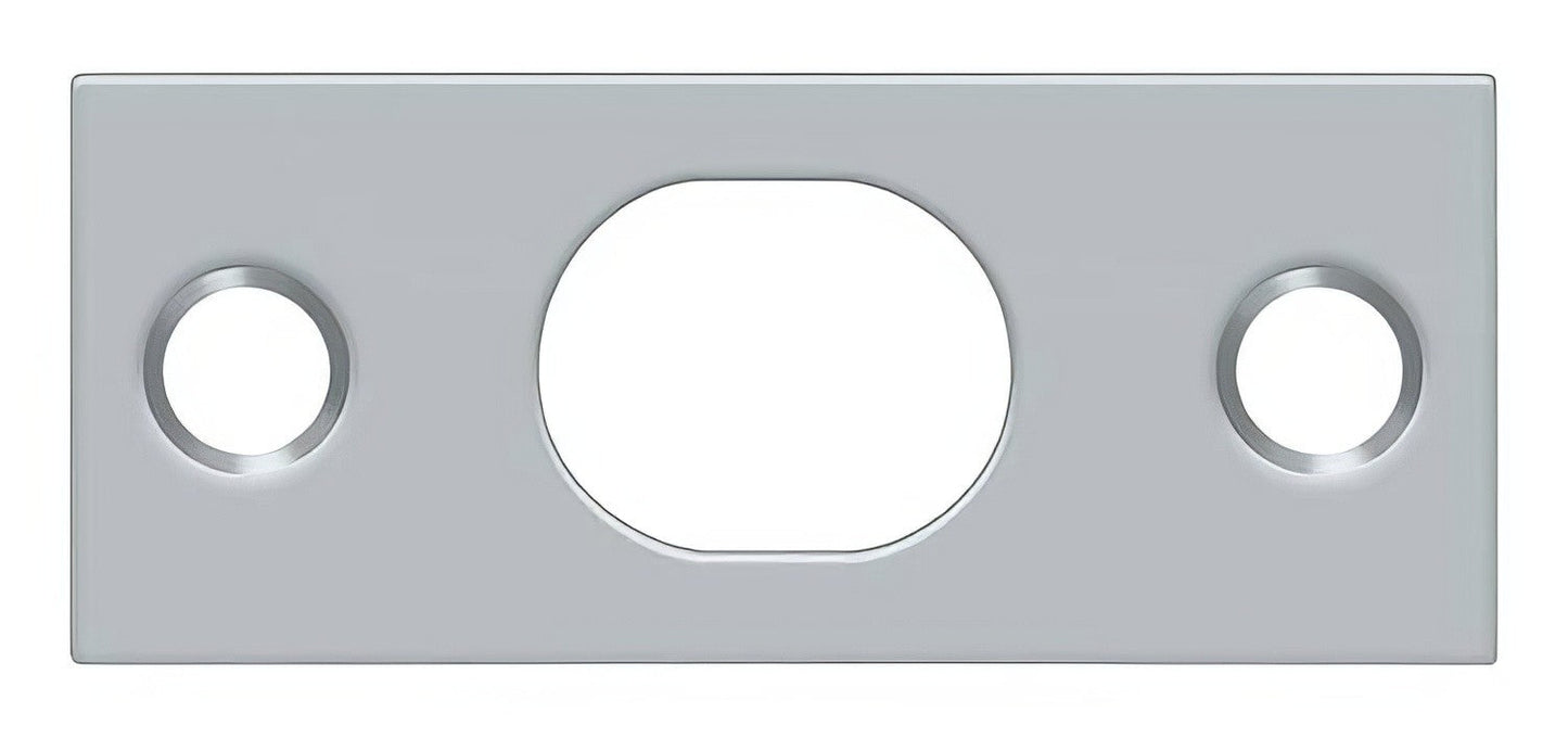 Deltana SP12EFB 2-1/4" x 1" Strike Plate for 12" Extension Flush Bolt