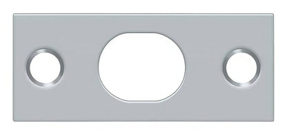 Deltana SP12EFB 2-1/4" x 1" Strike Plate for 12" Extension Flush Bolt