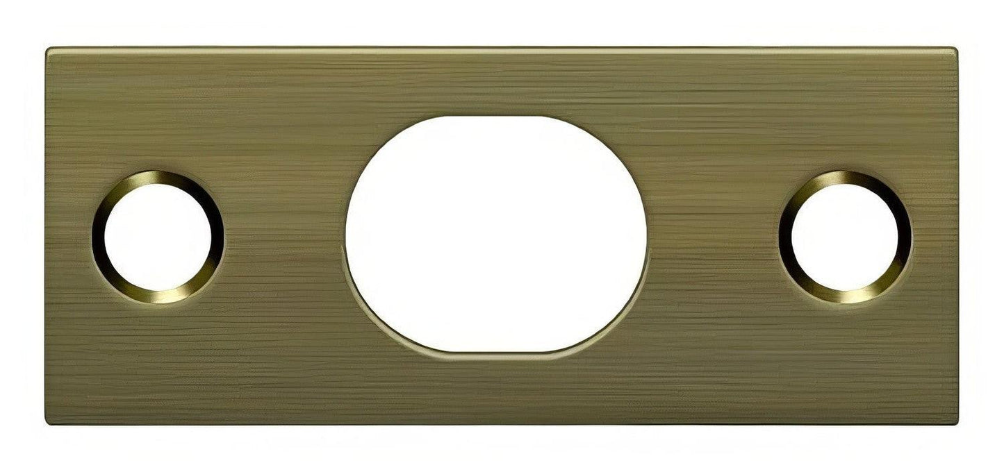 Deltana SP12EFB 2-1/4" x 1" Strike Plate for 12" Extension Flush Bolt