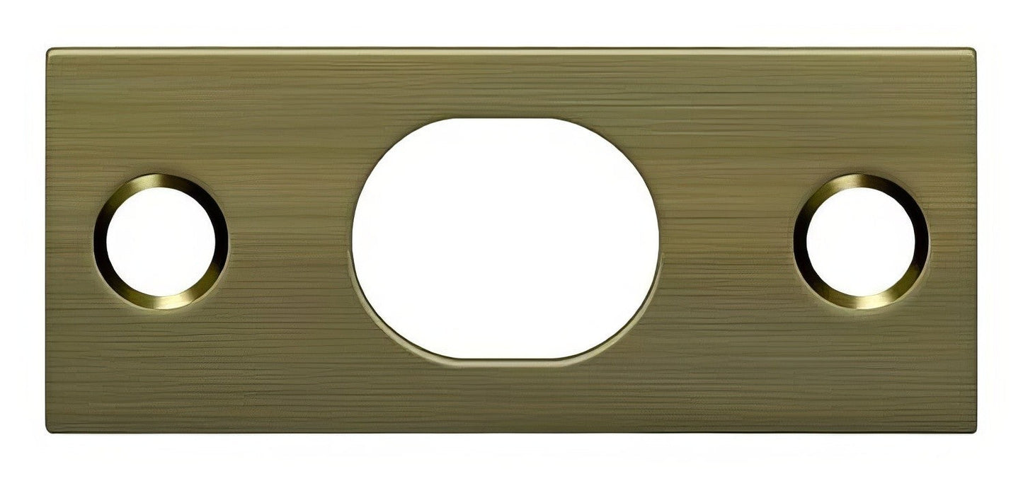 Deltana SP12EFB 2-1/4" x 1" Strike Plate for 12" Extension Flush Bolt