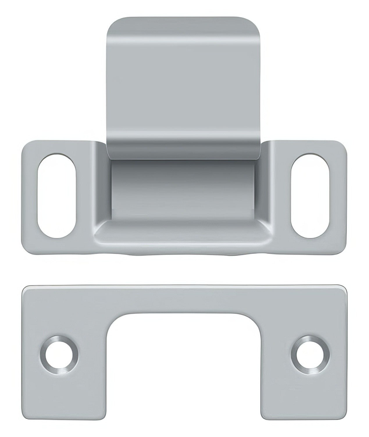Deltana SP2751 2-3/4" x 1-1/4" Dust Cup Strike Plate.