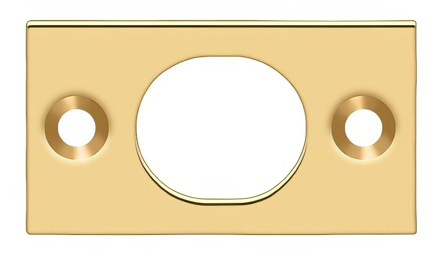 Deltana SP6FB 1-3/4" x 1" Strike Plate for 6" Flush Bolt.