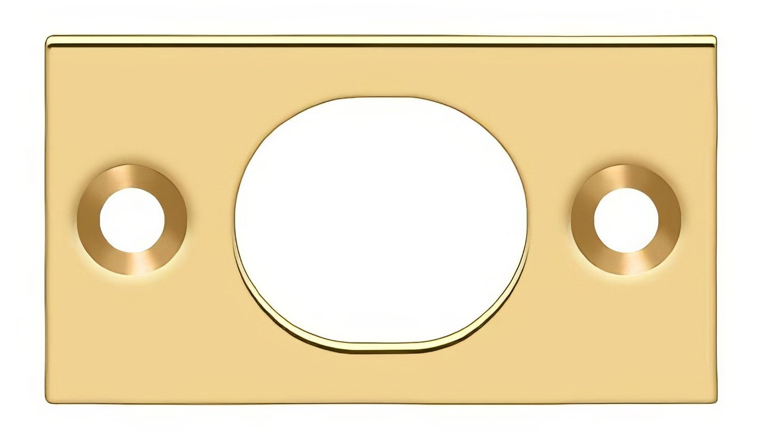 Deltana SP6FB 1-3/4" x 1" Strike Plate for 6" Flush Bolt.