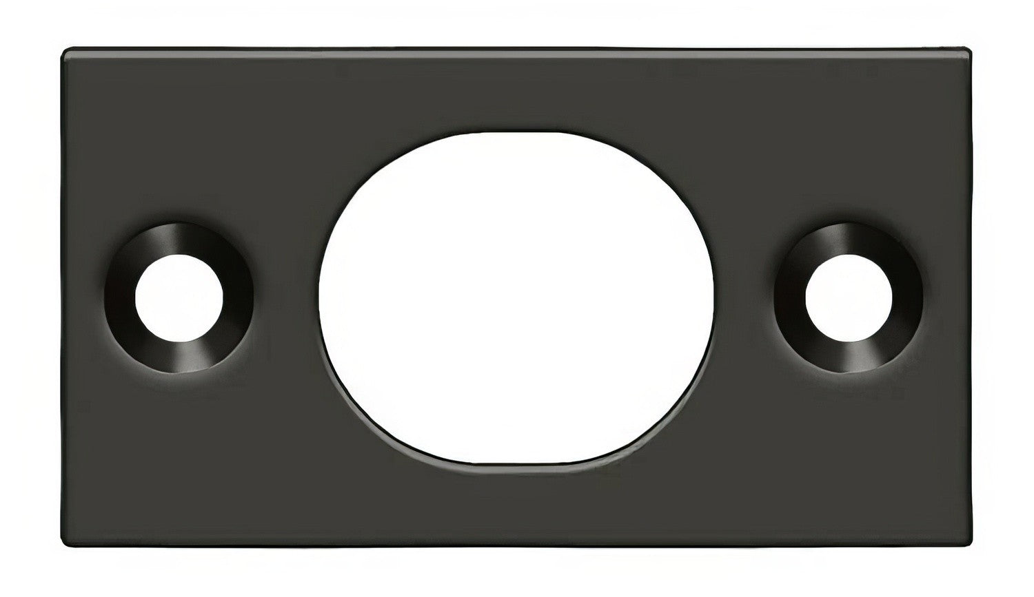 Deltana SP6FB 1-3/4" x 1" Strike Plate for 6" Flush Bolt.