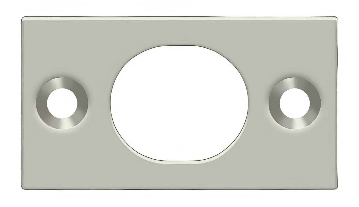 Deltana SP6FB 1-3/4" x 1" Strike Plate for 6" Flush Bolt.