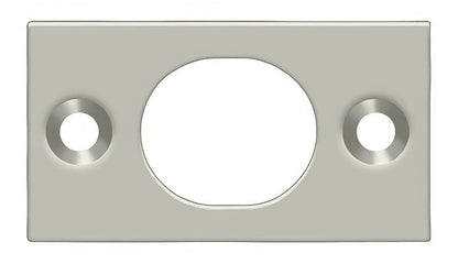 Deltana SP6FB 1-3/4" x 1" Strike Plate for 6" Flush Bolt.