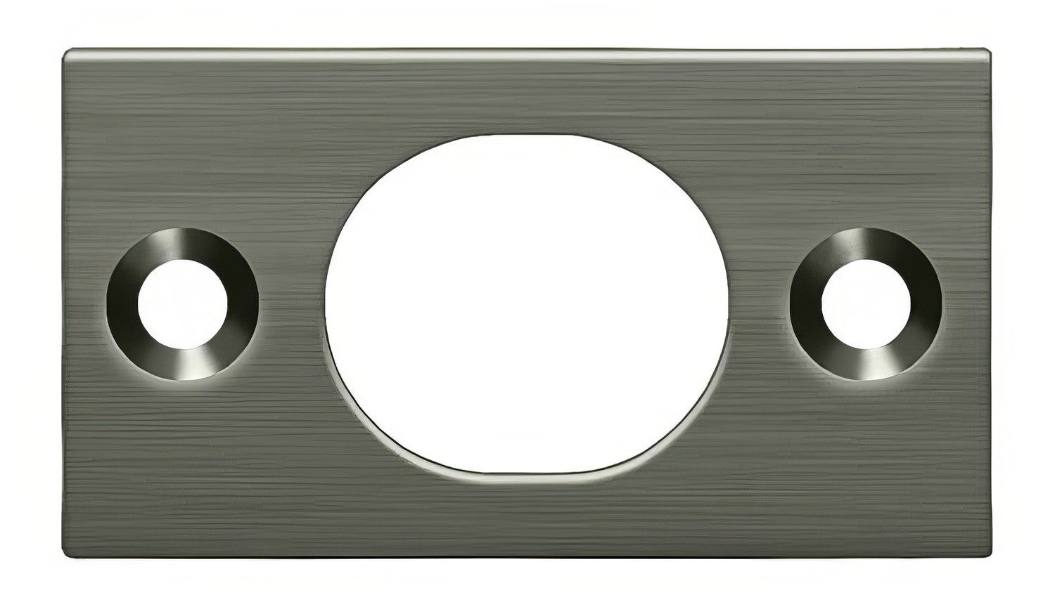 Deltana SP6FB 1-3/4" x 1" Strike Plate for 6" Flush Bolt.
