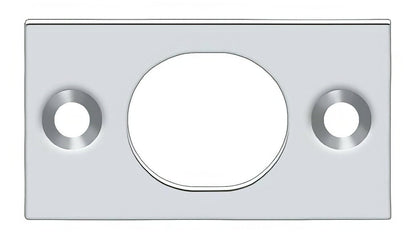Deltana SP6FB 1-3/4" x 1" Strike Plate for 6" Flush Bolt