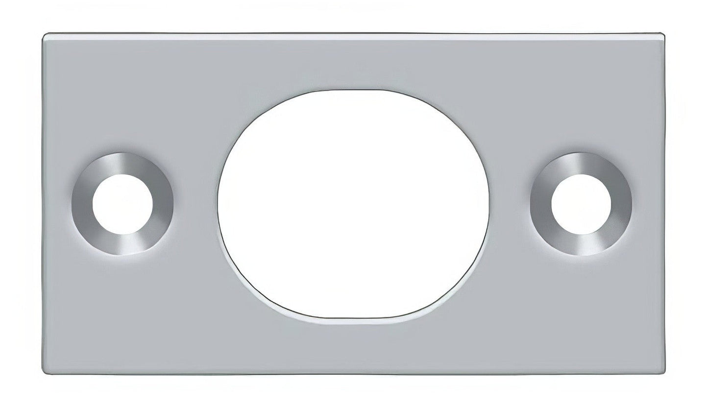 Deltana SP6FB 1-3/4" x 1" Strike Plate for 6" Flush Bolt.