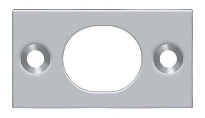 Deltana SP6FB 1-3/4" x 1" Strike Plate for 6" Flush Bolt