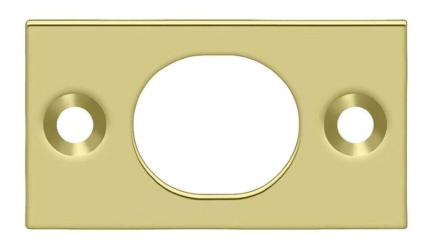 Deltana SP6FB 1-3/4" x 1" Strike Plate for 6" Flush Bolt.