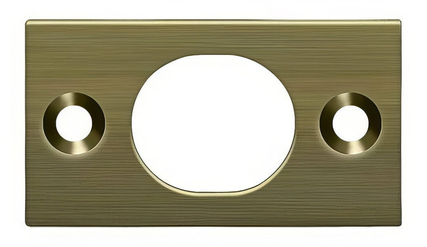 Deltana SP6FB 1-3/4" x 1" Strike Plate for 6" Flush Bolt.