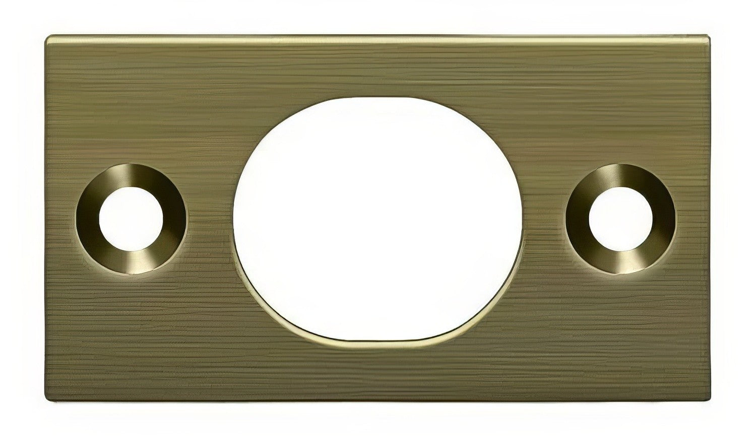 Deltana SP6FB 1-3/4" x 1" Strike Plate for 6" Flush Bolt.