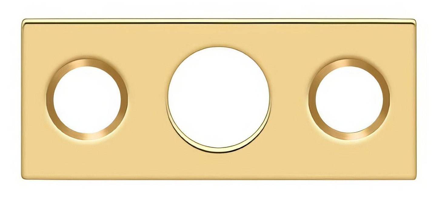 Deltana SP7FBR 1-1/2" x 5/8" Strike Plate for 7" Flush Bolt