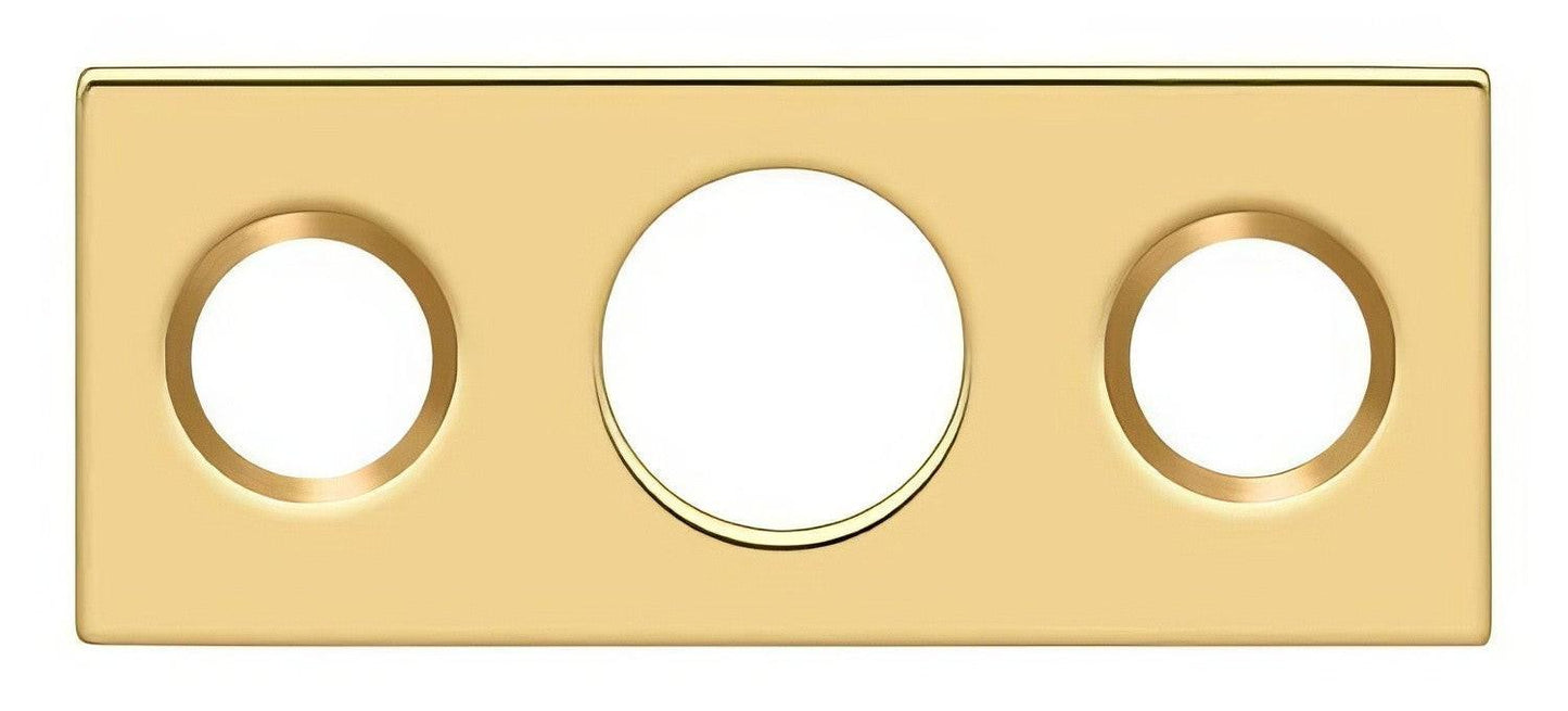 Deltana SP7FBR 1-1/2" x 5/8" Strike Plate for 7" Flush Bolt
