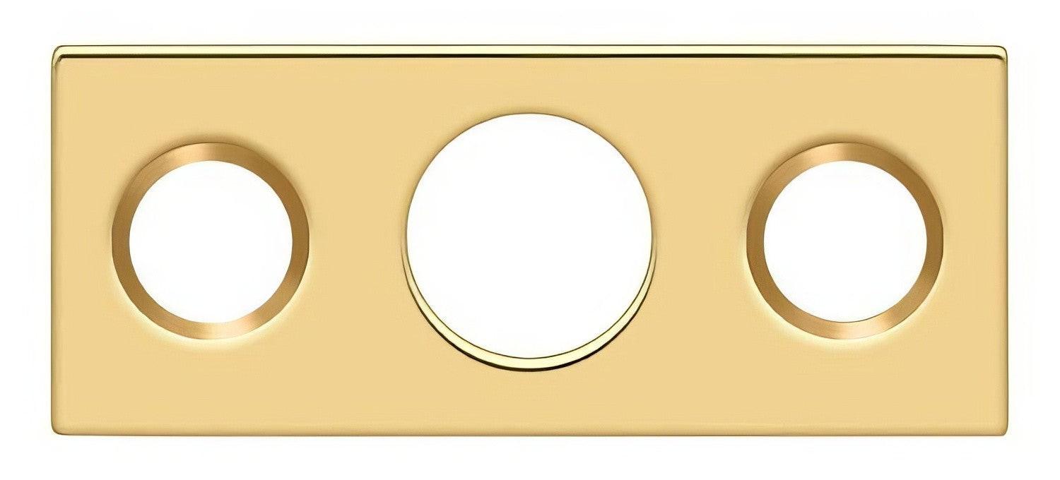 Deltana SP7FBR 1-1/2" x 5/8" Strike Plate for 7" Flush Bolt