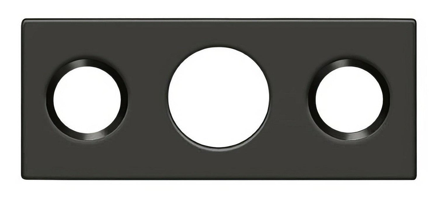 Deltana SP7FBR 1-1/2" x 5/8" Strike Plate for 7" Flush Bolt