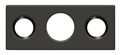 Deltana SP7FBR 1-1/2" x 5/8" Strike Plate for 7" Flush Bolt