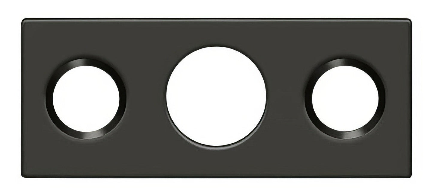 Deltana SP7FBR 1-1/2" x 5/8" Strike Plate for 7" Flush Bolt