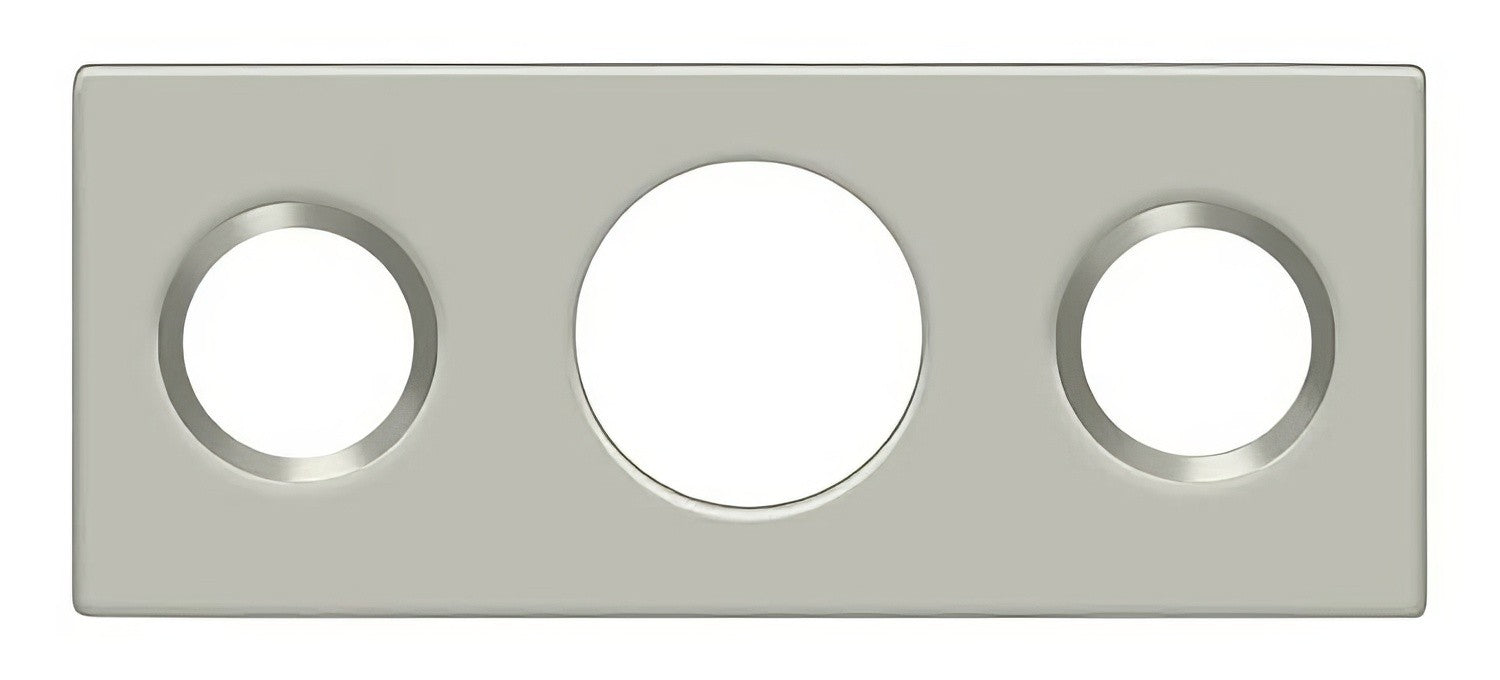 Deltana SP7FBR 1-1/2" x 5/8" Strike Plate for 7" Flush Bolt