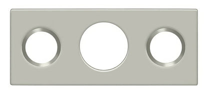 Deltana SP7FBR 1-1/2" x 5/8" Strike Plate for 7" Flush Bolt