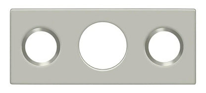 Deltana SP7FBR 1-1/2" x 5/8" Strike Plate for 7" Flush Bolt