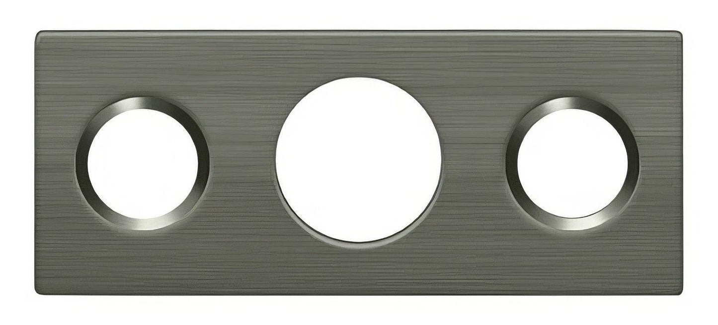 Deltana SP7FBR 1-1/2" x 5/8" Strike Plate for 7" Flush Bolt
