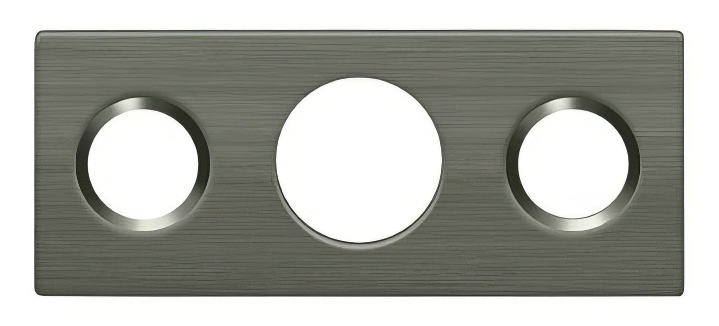 Deltana SP7FBR 1-1/2" x 5/8" Strike Plate for 7" Flush Bolt