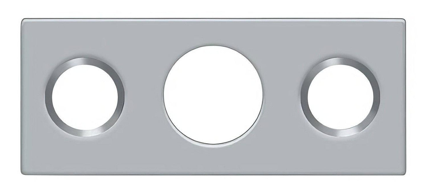 Deltana SP7FBR 1-1/2" x 5/8" Strike Plate for 7" Flush Bolt