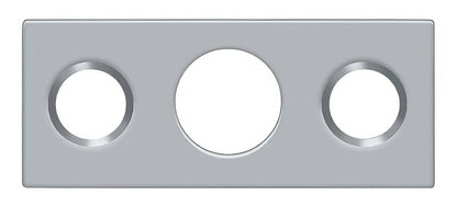 Deltana SP7FBR 1-1/2" x 5/8" Strike Plate for 7" Flush Bolt