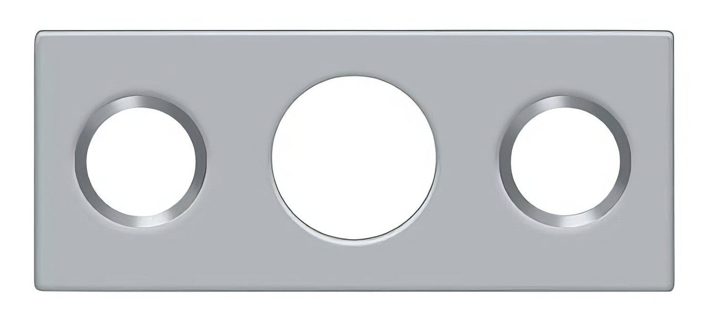 Deltana SP7FBR 1-1/2" x 5/8" Strike Plate for 7" Flush Bolt