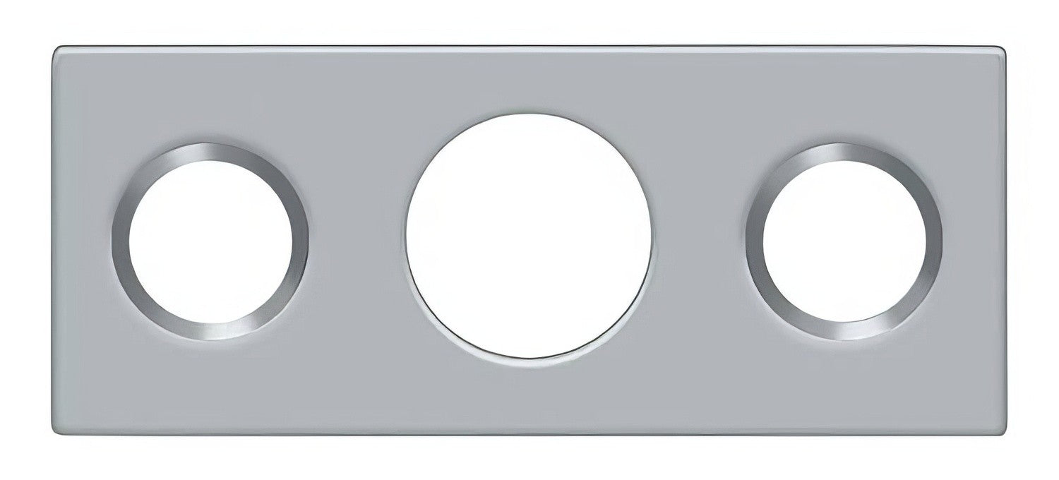 Deltana SP7FBR 1-1/2" x 5/8" Strike Plate for 7" Flush Bolt