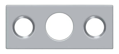 Deltana SP7FBR 1-1/2" x 5/8" Strike Plate for 7" Flush Bolt