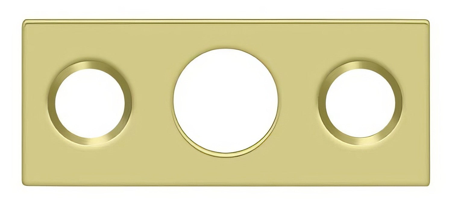 Deltana SP7FBR 1-1/2" x 5/8" Strike Plate for 7" Flush Bolt