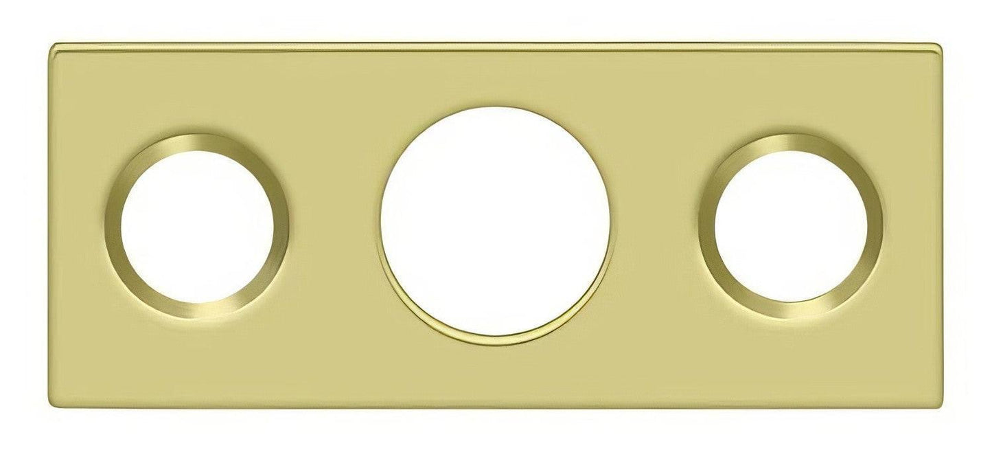 Deltana SP7FBR 1-1/2" x 5/8" Strike Plate for 7" Flush Bolt