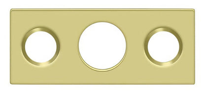 Deltana SP7FBR 1-1/2" x 5/8" Strike Plate for 7" Flush Bolt