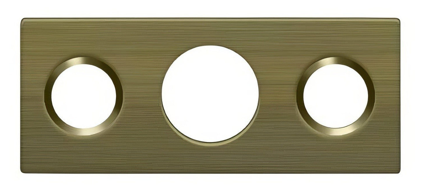 Deltana SP7FBR 1-1/2" x 5/8" Strike Plate for 7" Flush Bolt