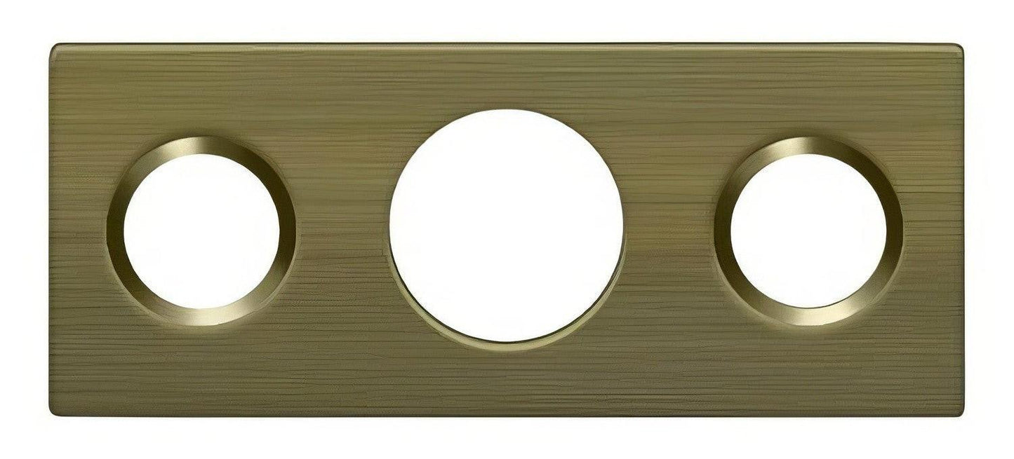Deltana SP7FBR 1-1/2" x 5/8" Strike Plate for 7" Flush Bolt