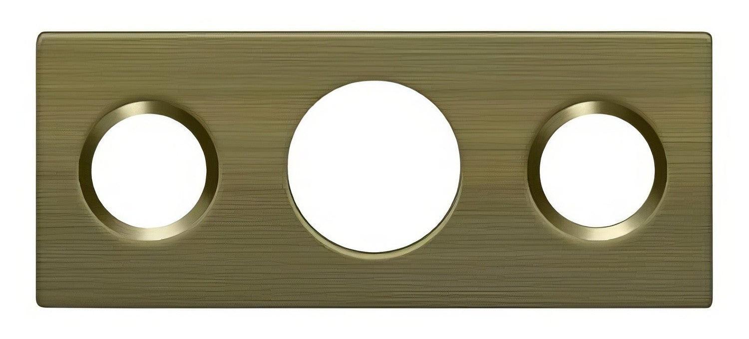 Deltana SP7FBR 1-1/2" x 5/8" Strike Plate for 7" Flush Bolt