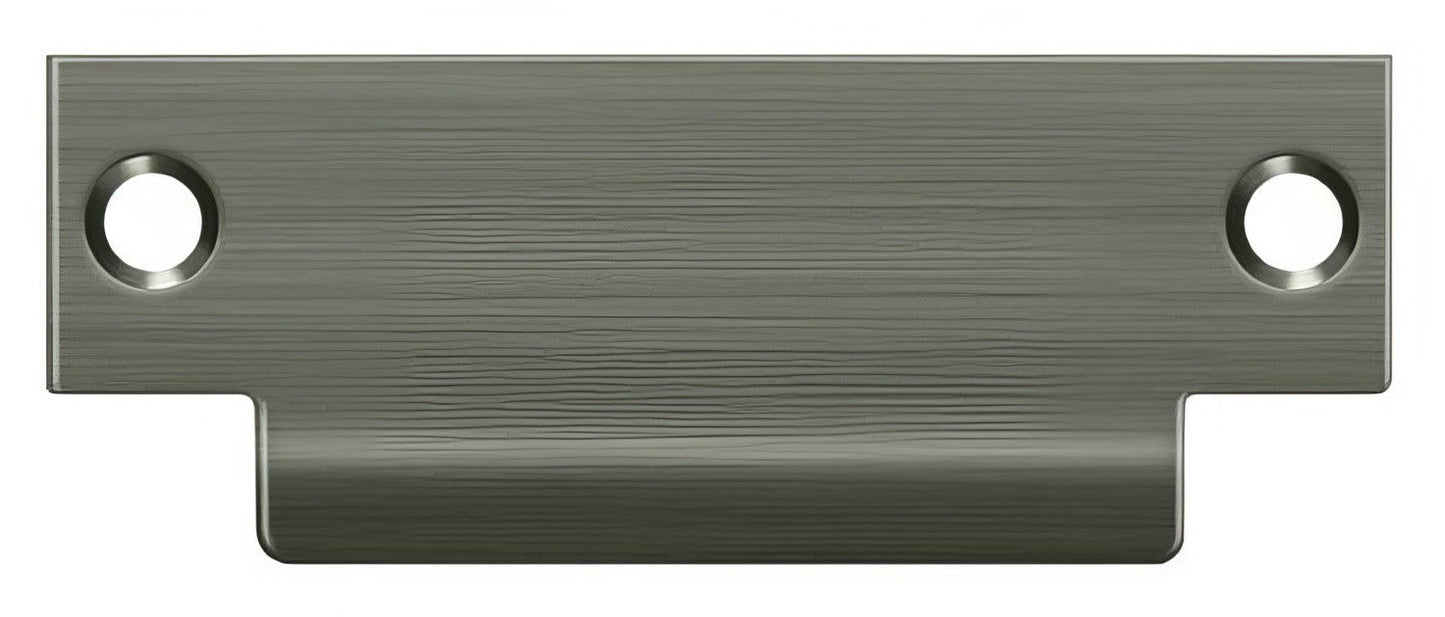 Deltana SPBDB478 4-7/8" ANSI T-Strike Plate without Latch Hole.