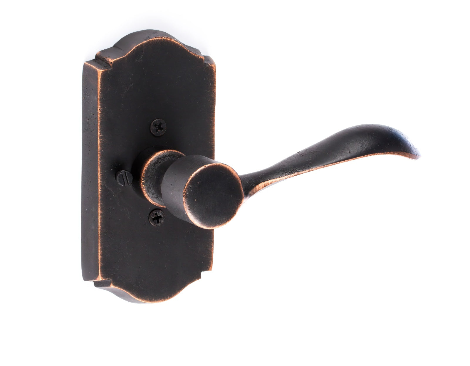 Sure-Loc SS102 11P RH Sandstone Right Hand Privacy Door Lever in Vintage Bronze